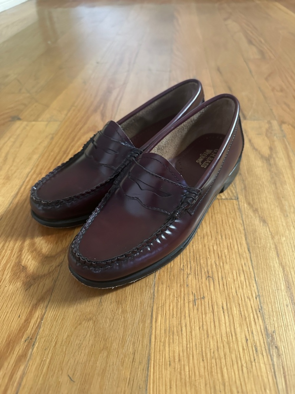 G.H. Bass & Co. Women's Burgundy Penny Loafers